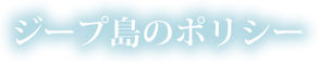 ジープ島、Jeep島、ジープ島のポリシー